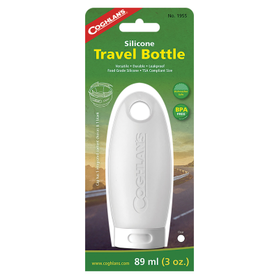 Silicone Travel Bottle 89ml - Clear Silicone Travel Bottle 89ml - Clear