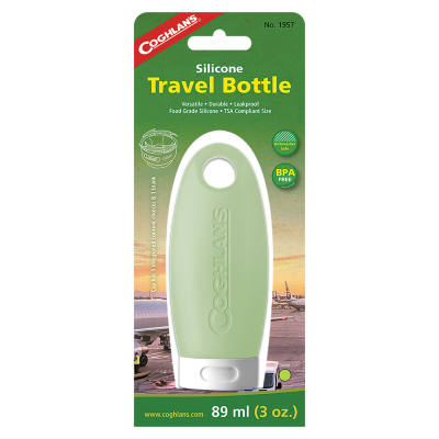 Silicone Travel Bottle 89ml - Green Silicone Travel Bottle 89ml - Green