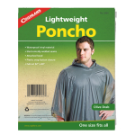 Vinyl Poncho - Olive Drab     Full Cut 52" x 80"  (132 x 203cm)