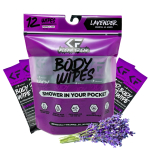 Body Wipes - Dozen Pack - Lavender