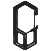 Carabiner Keychain Tool - Black