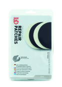 Tenacious Tape Repair Patches- 2 Clear & 2 Black Patches 7.6cm