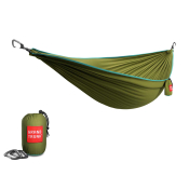 TrunkTech Single Hammock - Green/Aqua