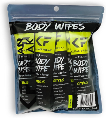 Body Wipes - Dozen Pack - Citrus