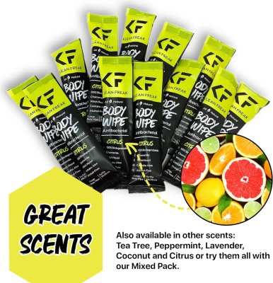 Body Wipes - 100 Pack - Citrus