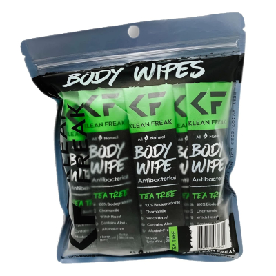 Body Wipes - Dozen Pack - Tea Tree