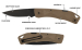 LST Ultra Folding Knife -  Coyote Brown