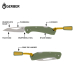 LST Mini Folding Knife - Lichen Green